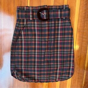 Sandro plaid skirt